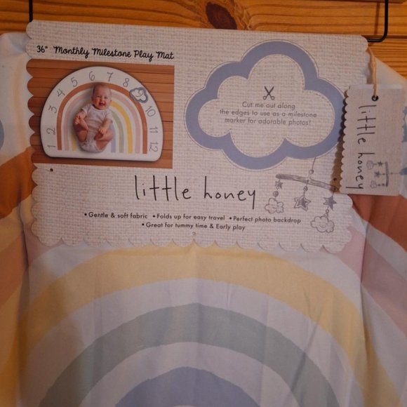 MONTHLY MILESTONE BABY PLAY MAT. - Picture 2 of 3